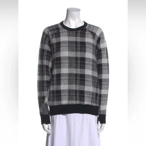 The Great The College Oversized sweater black lumberjack plaid  Excellent Size 0